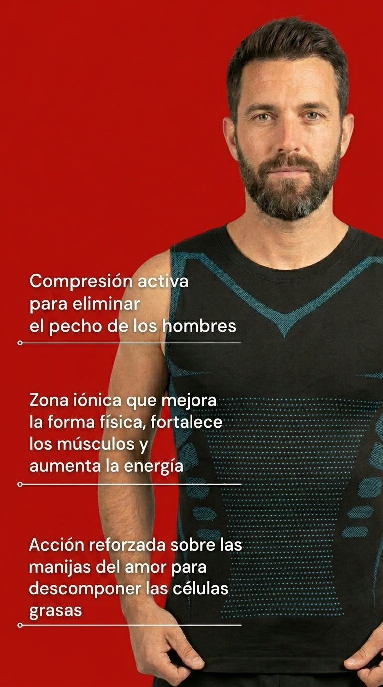 Camiseta moldeadora para hombre – Faja discreta para un vientre más plano